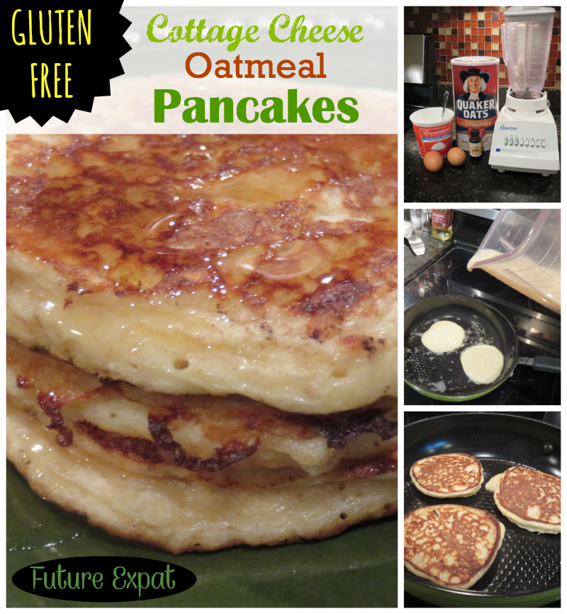 Cottage cheese pancakes oatmeal