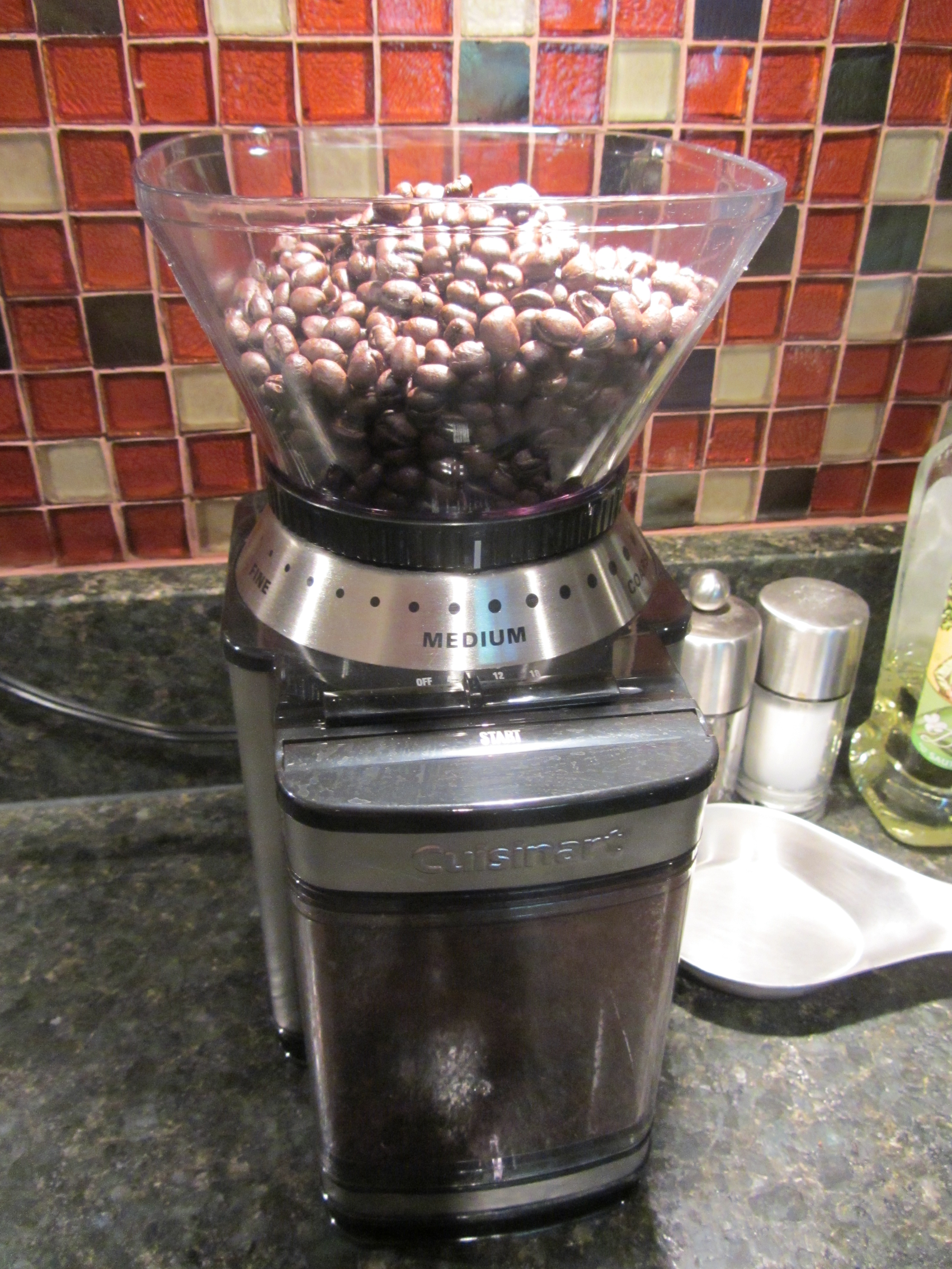 Cuisinart Burr Coffee Grinder---Addressing Static Cling 