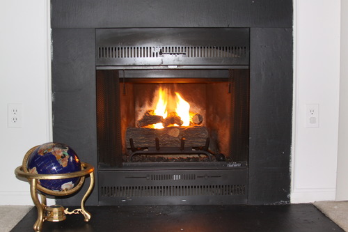 Gel Fireplace Logs can Transform an Unused Fireplace
