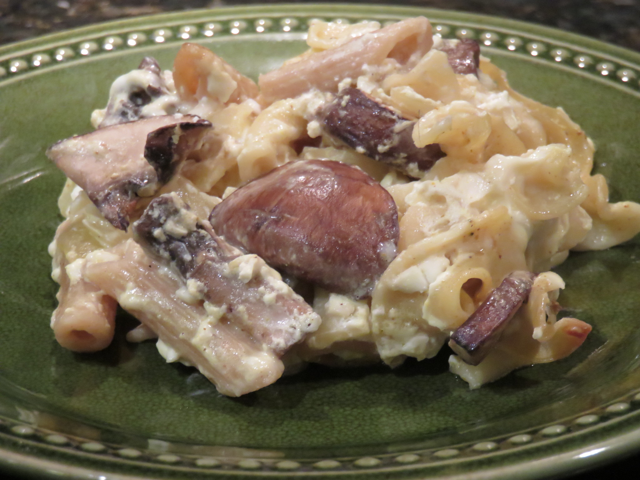 Reinventing a Classic Jewish Dish: Curry Noodle Kugel with Mushrooms and Onions